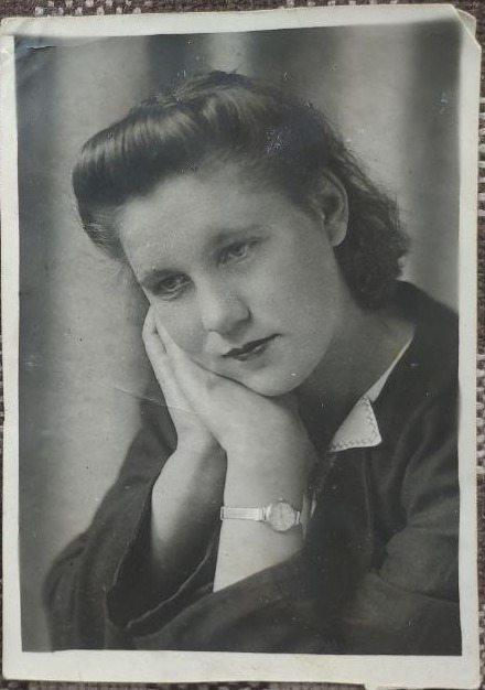Valentina Alekseevna in her youth